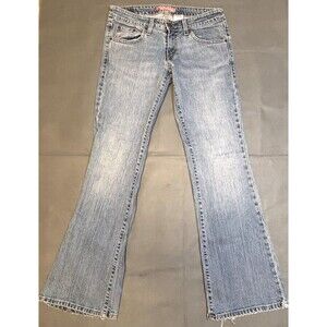 Levis 524 Too Super Low Jeans Womens Denim Flare Stretch-2007-Retro Style Size 9